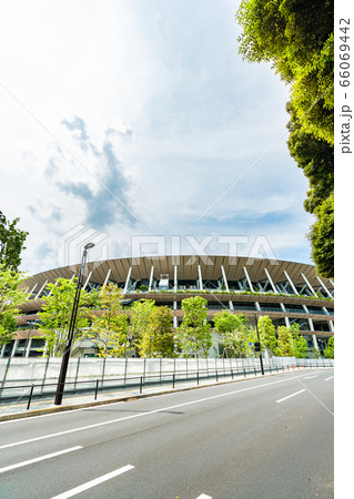 東京の都市風景 新国立競技場 東京の都市風景 新国立競技場 66069442