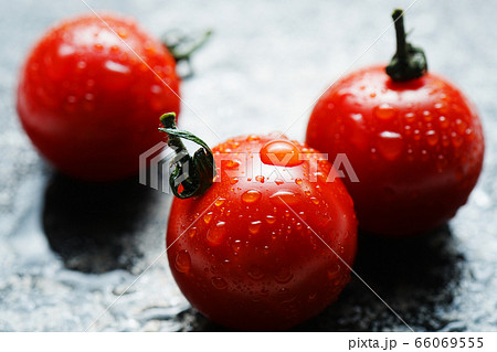 水滴のついたトマト 66069555