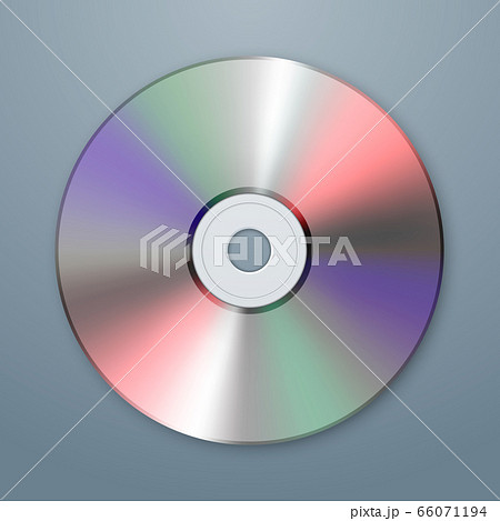 Realistic vector cd icon. Design template. Realistic vector cd icon. Design template. 66071194