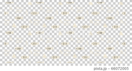 白黒 魚 シームレスパターン 手描き 白黒 魚 シームレスパターン 手描き 66072005