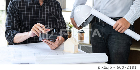 Team of engineering or architect meeting and 66072181