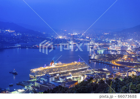 長崎夜景　鍋冠山 66073688