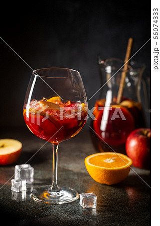 Refreshing sangria or punch 66074333