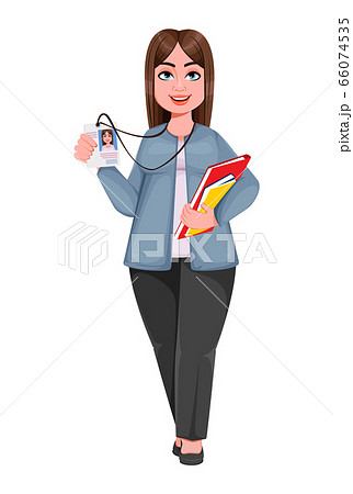 Happy Large business woman, woman of plus size Happy Large business woman, woman of plus size 66074535