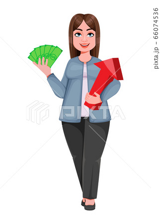 Happy Large business woman, woman of plus size Happy Large business woman, woman of plus size 66074536