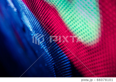CloseUp LED blurred screen. LED soft focus CloseUp LED blurred screen. LED soft focus 66078101