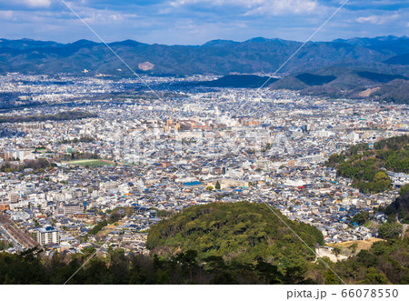 京都　大文字から望む左京区周辺の町並み 66078550