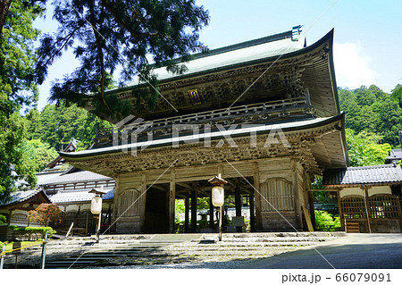 永平寺　山門　新緑 66079091