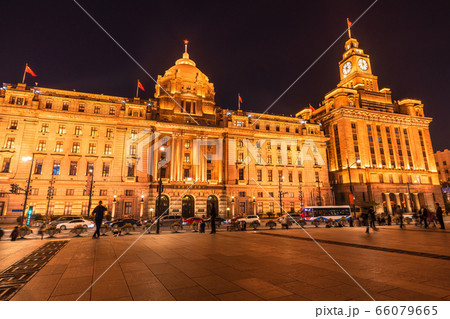 《上海》上海租界の洋館・外灘の夜景 66079665