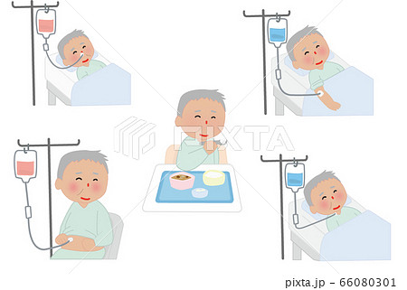 点滴　イラスト　セット 66080301