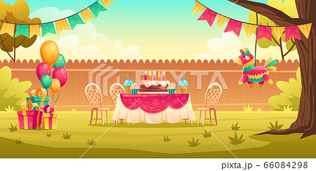 Kids birthday party decoration outside Kids birthday party decoration outside 66084298