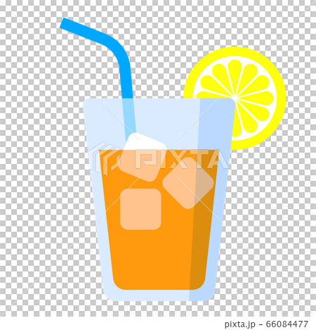 冷たいドリンクのイラストのイラスト素材