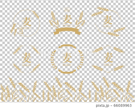 Wheat frame - Stock Illustration [66089963] - PIXTA