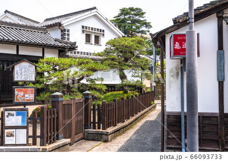 《岡山県》倉敷美観地区・伝統的な街並み《初夏》 66093733