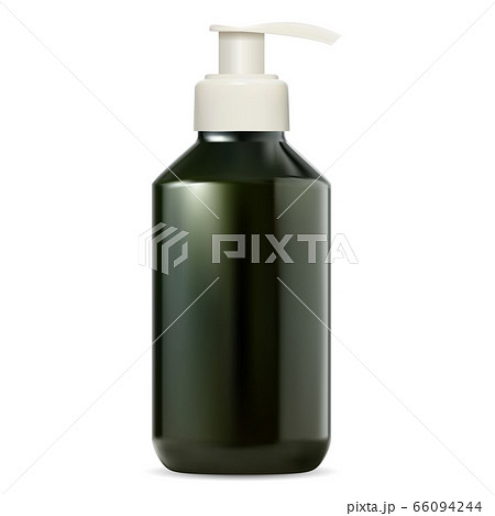 Pump bottle. Cosmetic soap packaging template Pump bottle. Cosmetic soap packaging template 66094244