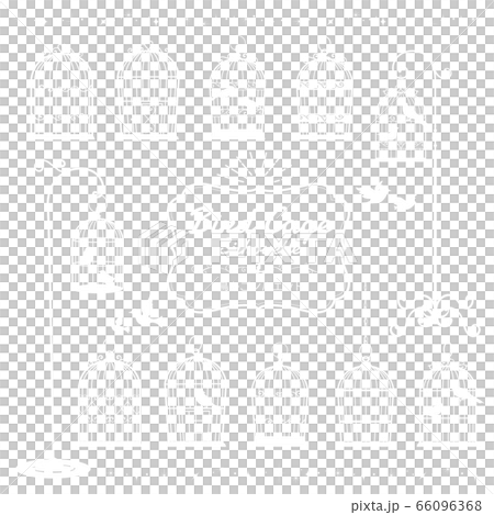 Bird cage silhouette A 66096368