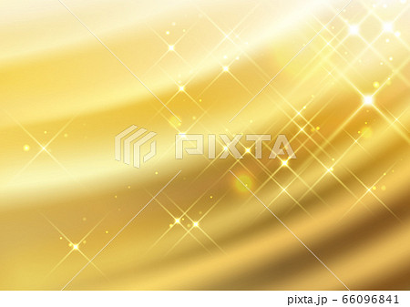 黄金色のドレープイメージ背景素材 黄金色のドレープイメージ背景素材 66096841