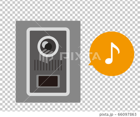 Doorbell illustration intercom 66097863