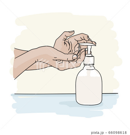 Hands and soap. 66098618