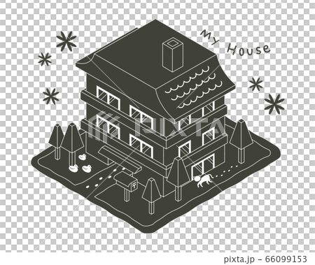 西式房屋圖（三層） 66099153