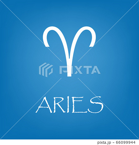 Aries zodiac sign icon vector simple Aries zodiac sign icon vector simple 66099944