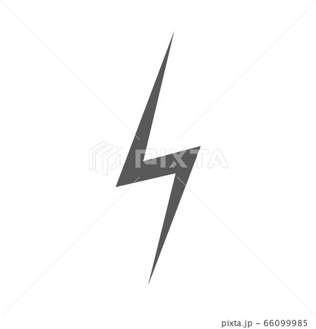 Lightning icon vector simple Lightning icon vector simple 66099985