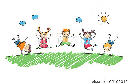 SCENERY DRAWING CHILDREN PLAYING IN A PARK BY @shailajashitole4856 | HOW TO  DRAW BOY AND GIRL SCENERY