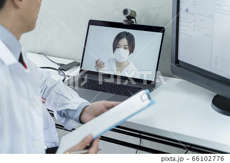 リモート診療イメージ 66102776