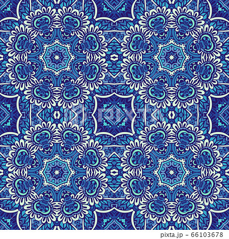 Tiled ethnic pattern for fabric. Abstract Tiled ethnic pattern for fabric. Abstract 66103678