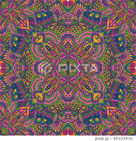 Abstract festive colorful floral vector ethnic Abstract festive colorful floral vector ethnic 66103910
