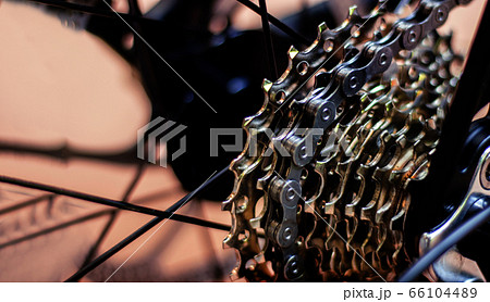 bicycle chain and gear in sport concept bicycle chain and gear in sport concept 66104489