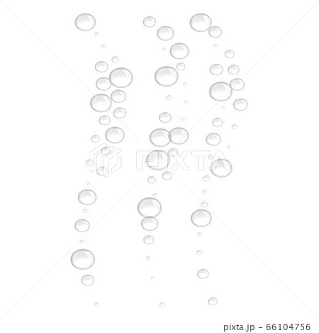 Oxygen Bubbles Icon Realistic Styleのイラスト素材