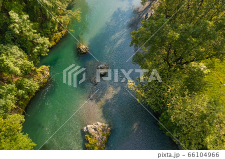 Drone shot of the Serio river Drone shot of the Serio river 66104966