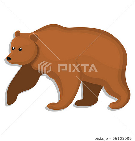 Brown bear icon, cartoon style Brown bear icon, cartoon style 66105009