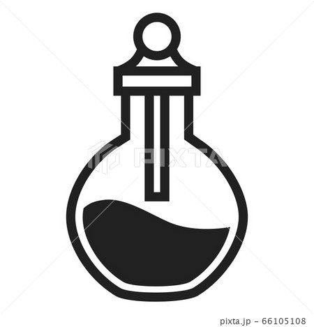 Chemical flask icon, simple style 66105108