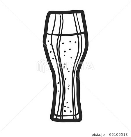 Ale beer glass icon, hand drawn style Ale beer glass icon, hand drawn style 66106518