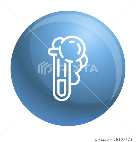 Chemical test tube icon, outline style 66107473