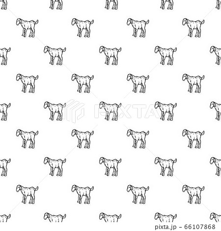 Kid goat pattern seamless 66107868