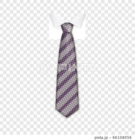 Striped tie icon, realistic style Striped tie icon, realistic style 66108056