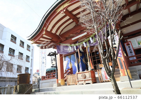 東京都足立区千住の千住神社の風景 東京都足立区千住の千住神社の風景 66112537