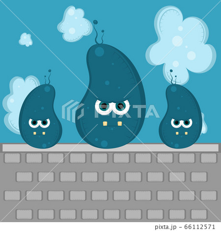 Angry virus cartoon Angry virus cartoon 66112571