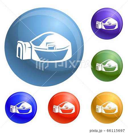 Big igloo icons set vector 66115697