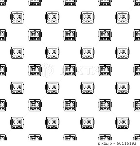 Digital kitchen timer pattern seamless 66116192