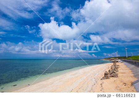 砂浜 ビーチ 海 66116623