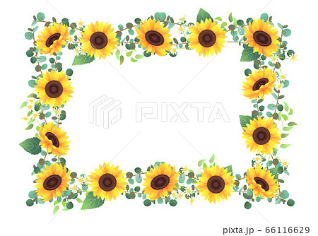 Rectangular frame (sideways) decorated with... - Stock Illustration  [66116629] - PIXTA