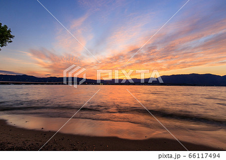 琵琶湖大橋夕景 琵琶湖大橋夕景 66117494