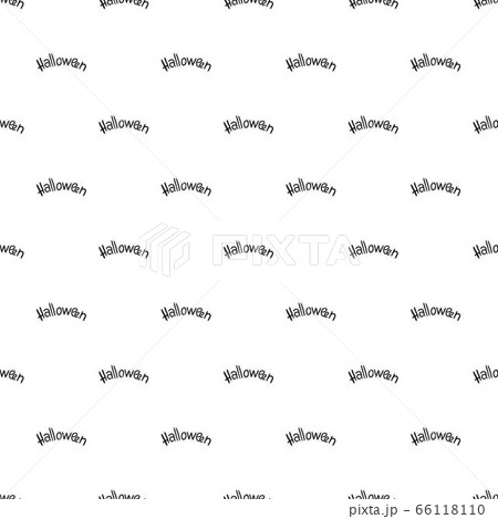 Halloween text pattern seamless Halloween text pattern seamless 66118110