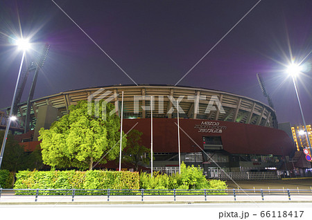照明が消えた深夜のカープ本拠地 Mazda Zoom-Zoom スタジアム広島(マツダスタジアム) 照明が消えた深夜のカープ本拠地 Mazda Zoom-Zoom スタジアム広島(マツダスタジアム) 66118417