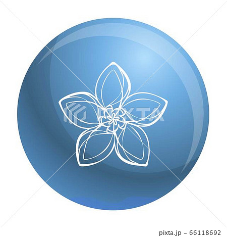 Lily exotic flower icon, simple style Lily exotic flower icon, simple style 66118692