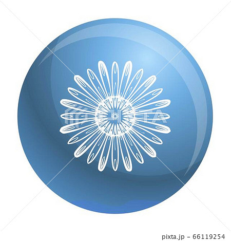 Top view chamomile icon, simple style Top view chamomile icon, simple style 66119254